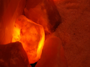 Penzionu Martin, Janské Lázně, solná jeskyně se solí z Himalájí.