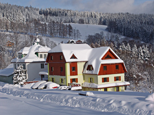 Penzionu Martin, Janské Lázně, ubytování na zimní dovolenou v Krkonoších